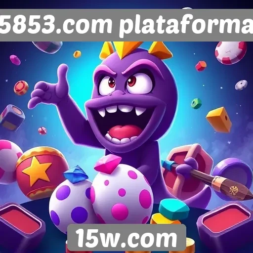 Variedade de jogos disponíveis no 5853.com